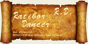 Ratibor Dancer vizit kartica